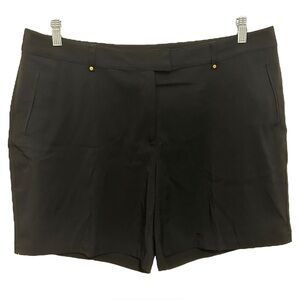 Lady Hagen Women’s Golf Shorts Black Size 16 7” Inseam Performance Stretch